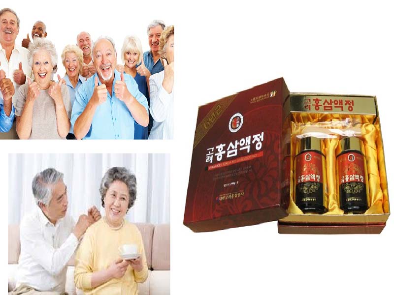 Cao hồng sâm dinh dưỡng cho người lớn tuổi