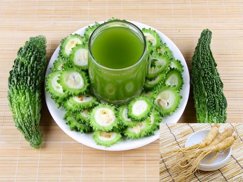 nhân sâm tươi khổ qua